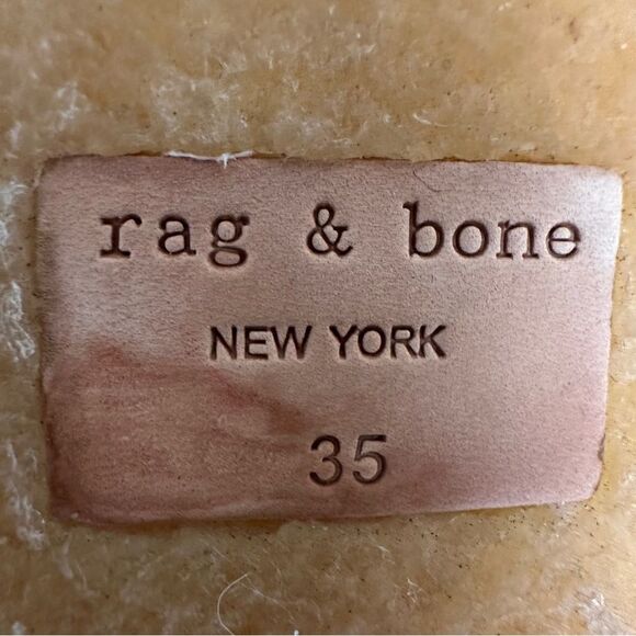 Rag & Bone Women's Sloane Suede & Leather Chelsea Wedge Boots 35EU, 5US - Picture 3 of 7